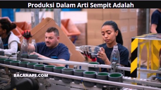 Produksi Dalam Arti Sempit Adalah Produksi Dalam Arti Sempit Adalah